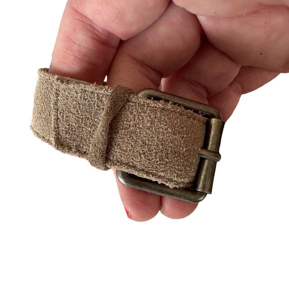 Frye Co Suede Donna Slingback Sandals Sz 9M Ash Suede Leather Heels Peep… - Picture 7 of 12